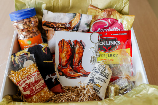 Cowboy Boots Gift Box